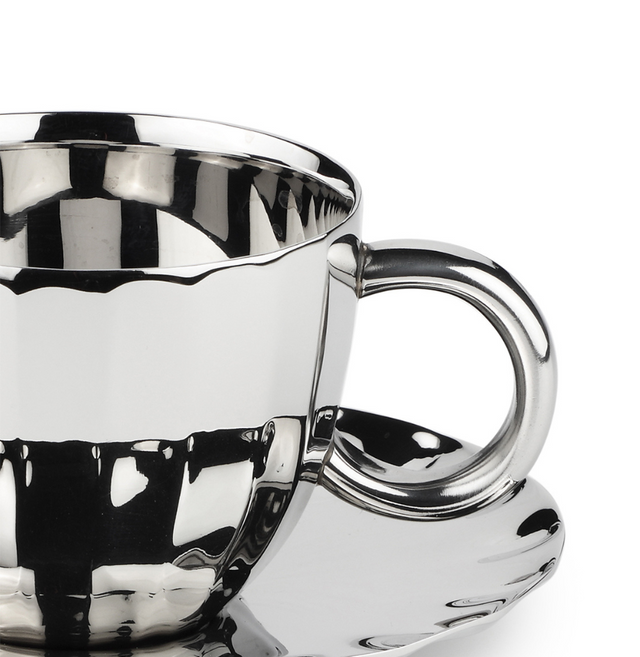 Dome Cup & Saucer | Luxury Cup Set of 2