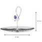 Poppy Pole Platter with Lapiz Lazuli Stone | Medium