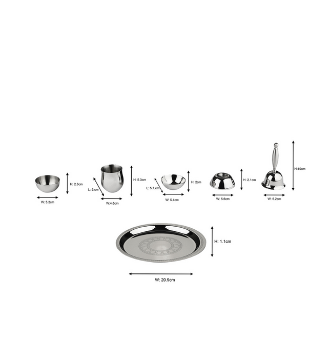 Etching Pooja Thali