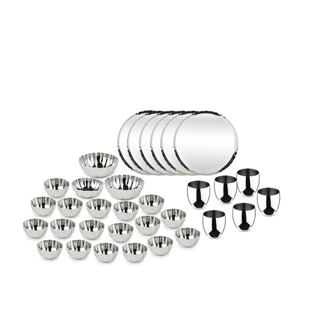 Mushroom Collection Luxury Dinner Set | Set of 33