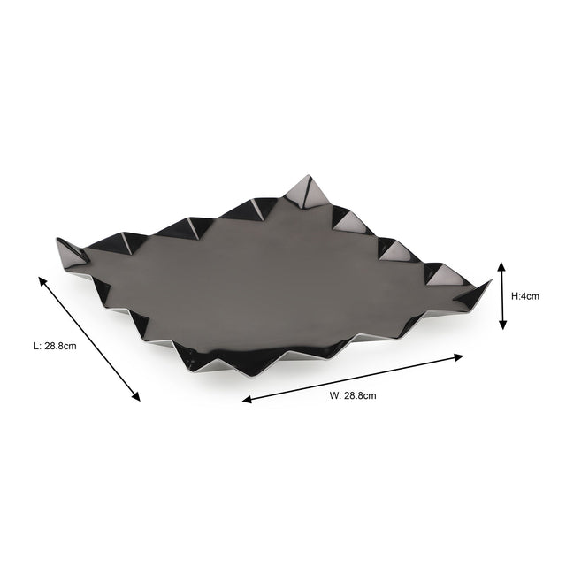 Criss Cross Platter With PU | Medium