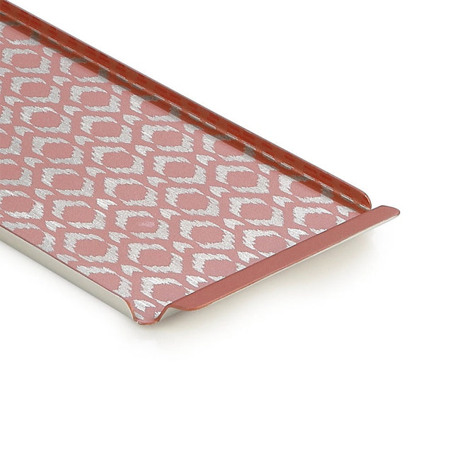 Pink Ikat Designer Serving Tray – Small & Stylish