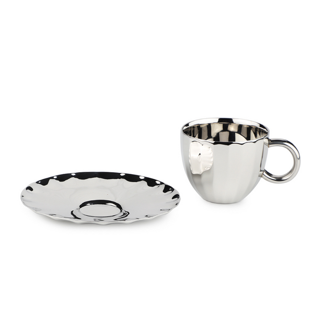 Dome Cup & Saucer Set of 2