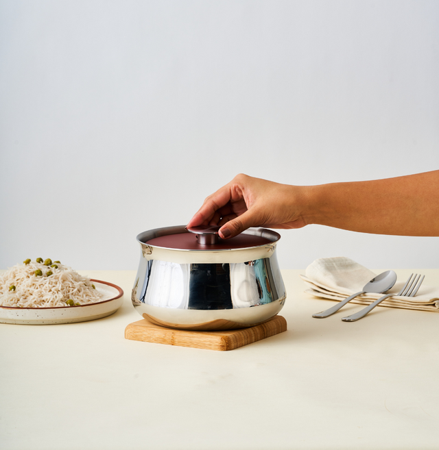 Rusty Red Doubly Bowl | Mini