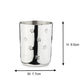 Polka Flower Stainless Steel Tumbler | Set of 6
