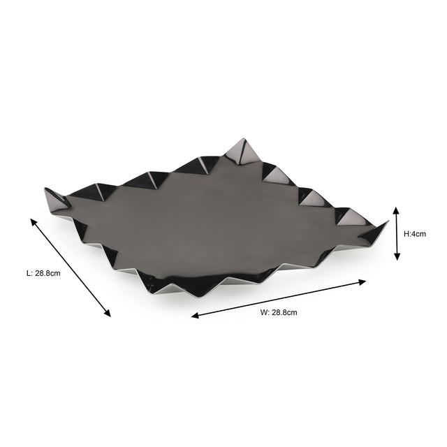 Criss Cross Platter With PU - Medium