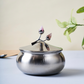 Rose Quartz Designer Bowl with Lid – Small & Elegant