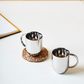 Dome Luxury Stainless Steel Coffee Mugs | Set of 2