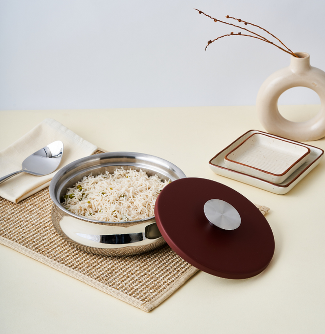 Rusty Red Doubly Bowl | Large