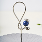 Poppy Pole Platter with Lapiz Lazuli Stone | Small