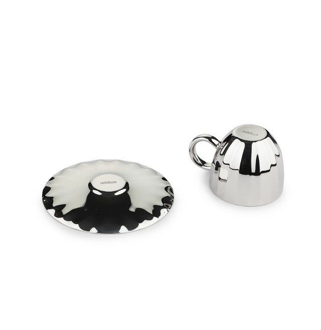 Dome Cup & Saucer | Luxury Cup Set of 2