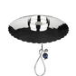 Poppy Pole Platter with Lapiz Lazuli Stone | Small