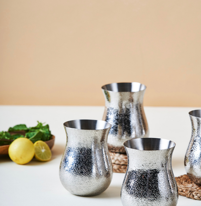 Rose Quartz Stainless Steel Tumbler | Set of 6