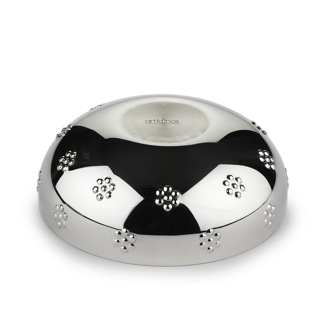 Polka Flower Dahi Bhalla Katori | Set of 6