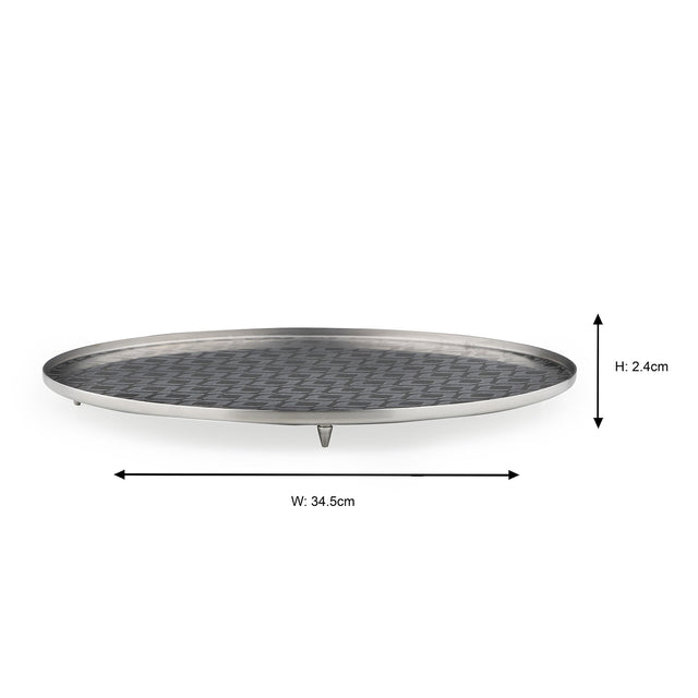 Ikat Platter Matt Finish | Large