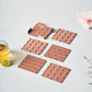 Ikat Coaster Pink | Set of 6