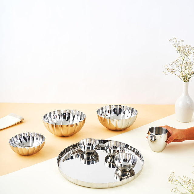 Mushroom Collection Luxury Dinner Set | Set of 33