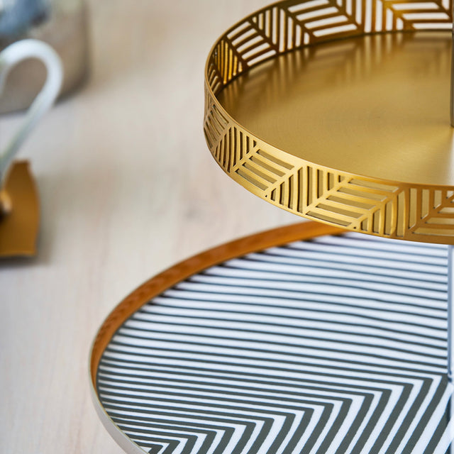 Maasai Two Tier Platter
