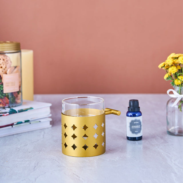 Stainless Steel Diffuser Diamond Shape | Golden