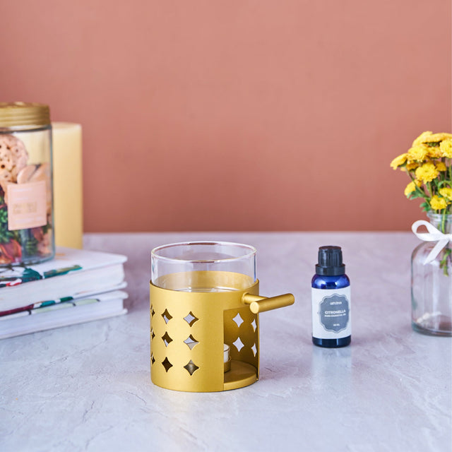 Stainless Steel Diffuser Diamond Shape | Golden