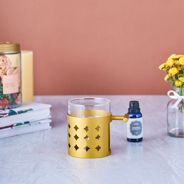 Stainless Steel Diffuser Diamond Shape | Golden