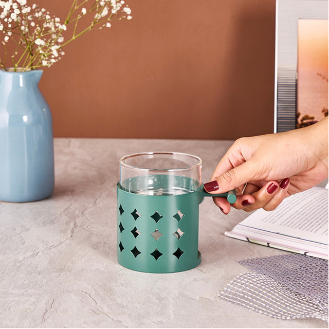 Stainless Steel Diffuser Diamond Shape | Green