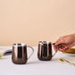 Art Deco Mug | Set of 2 | Bronze