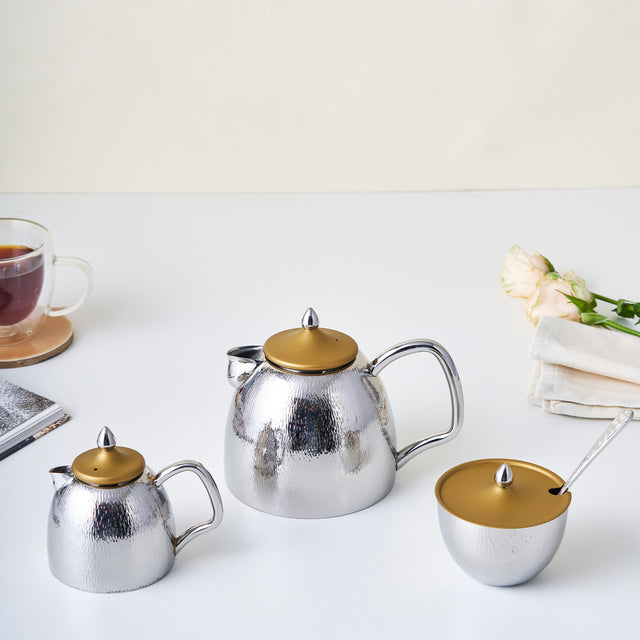Rainessance Tea Set For Everyday-Gold