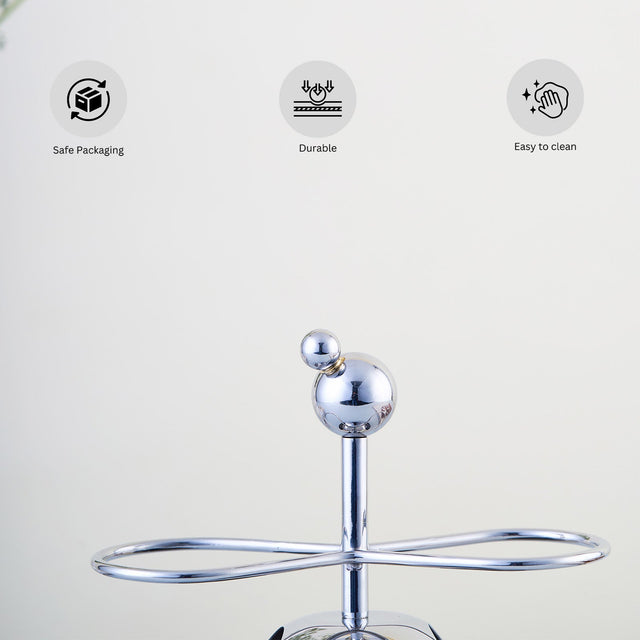 Dancing Doll Luxury Cutlery Stand - Small | Yellow