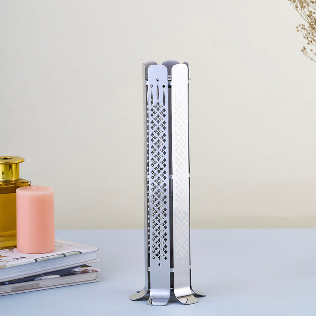 Flower Candle Stand Cum Bud Vase SS | Home decor vases
