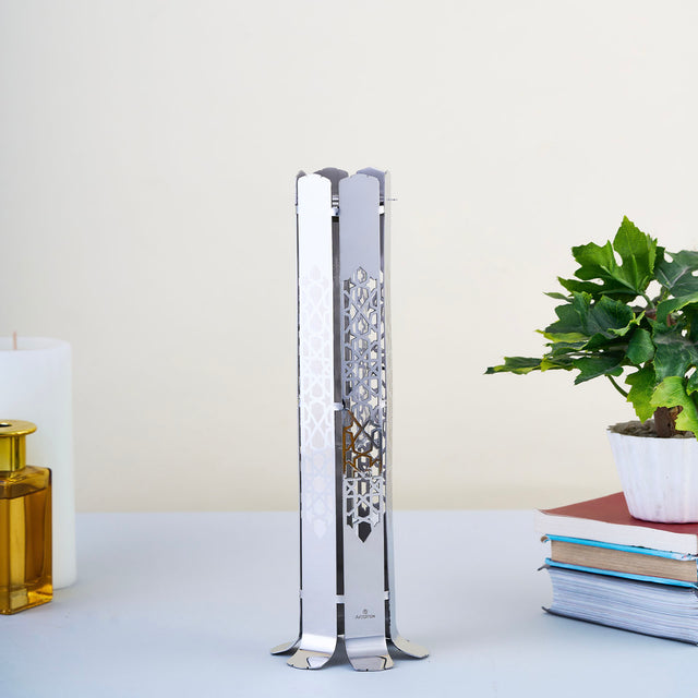 Tessellation Candle Stand Cum Bud Vase SS