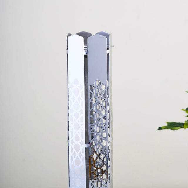 Tessellation Candle Stand Cum Bud Vase SS