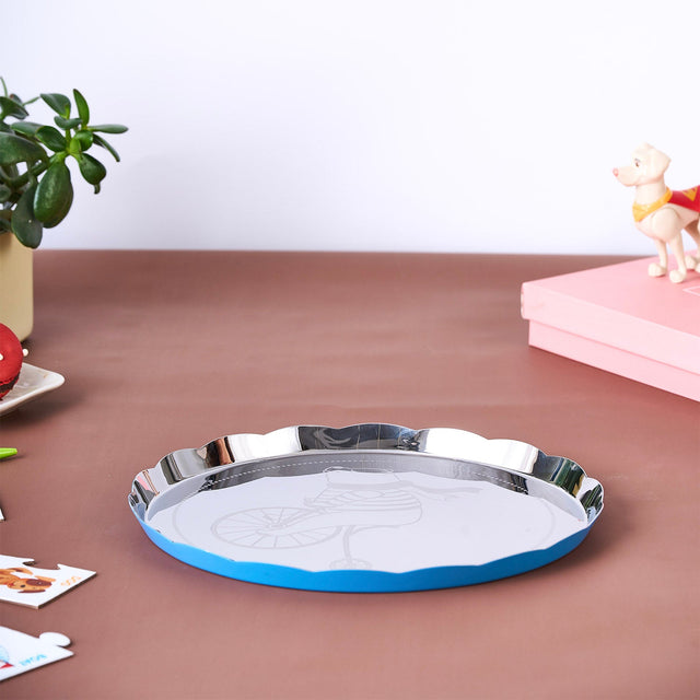 Carnival Thali | Large | Blue