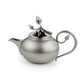 Pink Bloom Tea Set With Texture