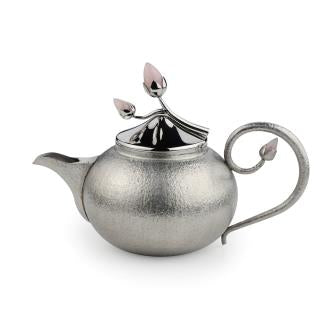 Pink Bloom Tea Set With Texture