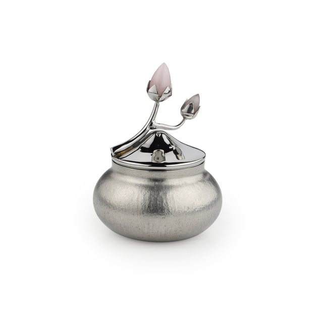 Pink Bloom Tea Set With Texture