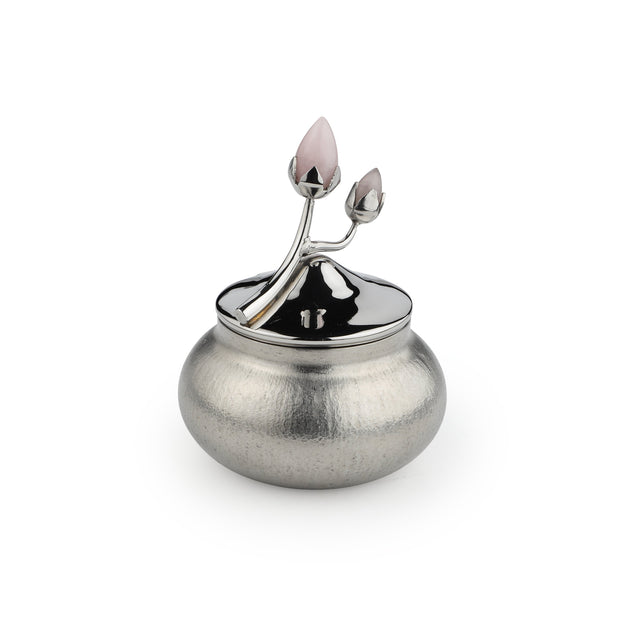 Pink Bloom Tea Set With Texture