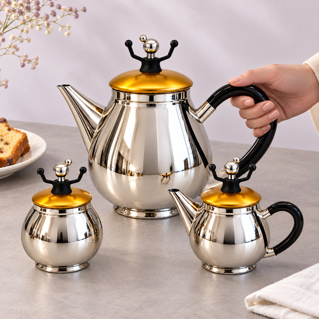 Dancing Doll Tea Set of 3