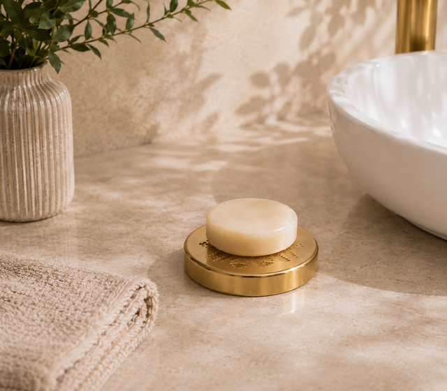 Inline Soap Dish | Gold