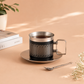 Stripe Cup and Saucer | Set of 2