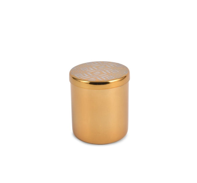 Inline Cotton Jar | Gold