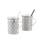 Platinum Mug with Stirrer | Set of 2