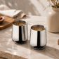 Art Deco Stainless Steel Tumbler Set