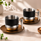 Fluted Cup & Saucer | Small | Set of 2