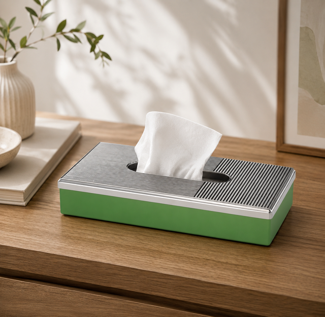 Deco Tissue Box - Green | Premium Tissue Box
