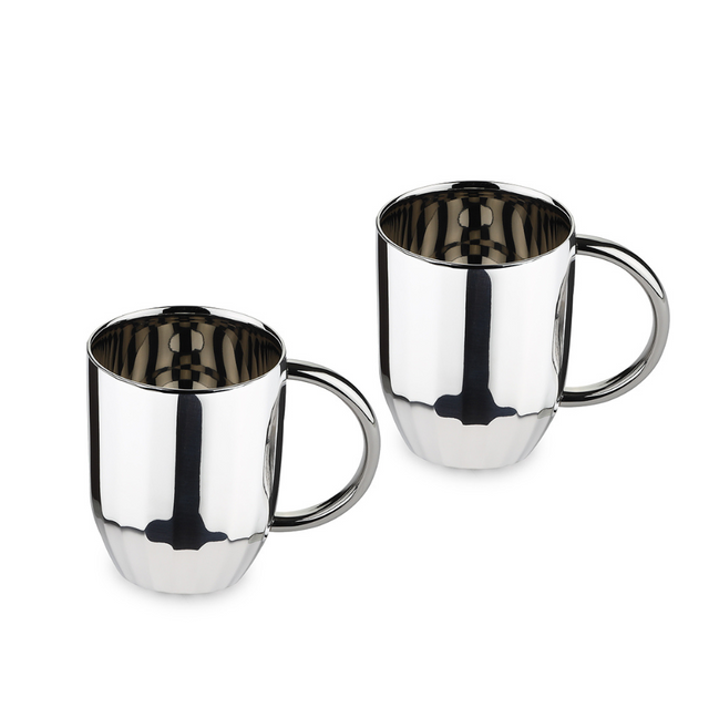 Dome Coffee Mug Set with Padma Tray