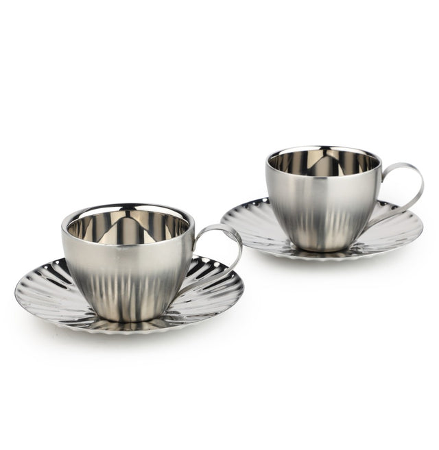 Mushroom Collection Cup & Saucer Set of 2